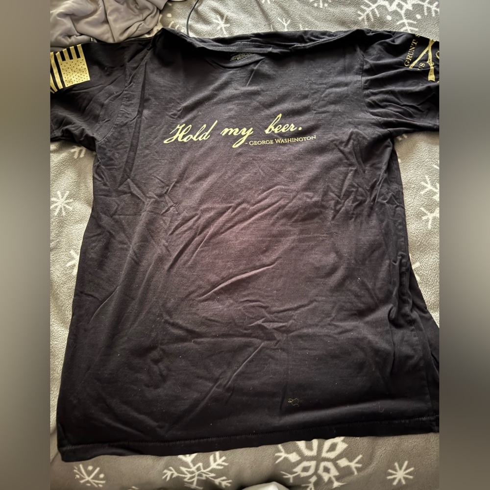 Grunt Style Black 'Hold My Beer' T-Shirt